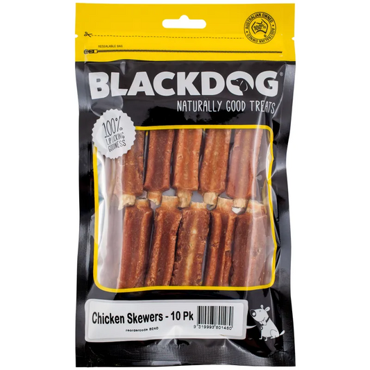 Black Dog Chicken Skewers 10Pk