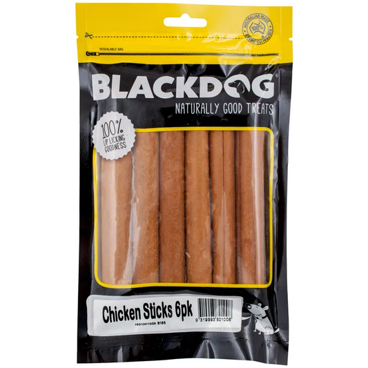 Black Dog Chicken Sticks 6Pk