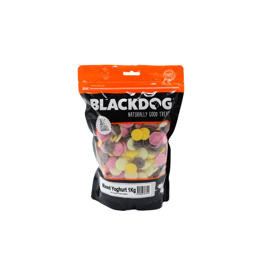 Black Dog Mixed Yoghurt Drops 1Kg