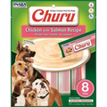 Inaba Dog Churu Puree 8P Chkn W Slmn 160G 6Pk(Om6)