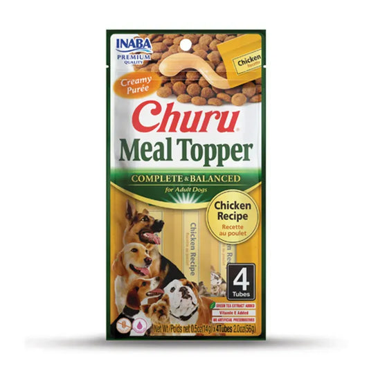 Inaba Dog Churu Meal Topper Chicken 56G 6Pk (Om6)