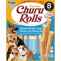Inaba Dog Churu Rolls Chicken Wraps W Cheese 96G 6Pk (Om6)