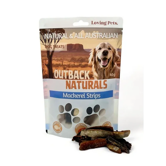 Loving Pets Mackerel Strips 80G