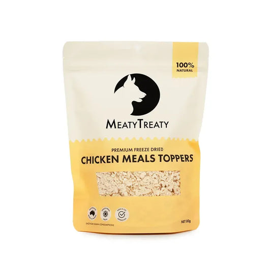 Meaty Treaty Freeze Dried Chicken Meals Toppers 80G