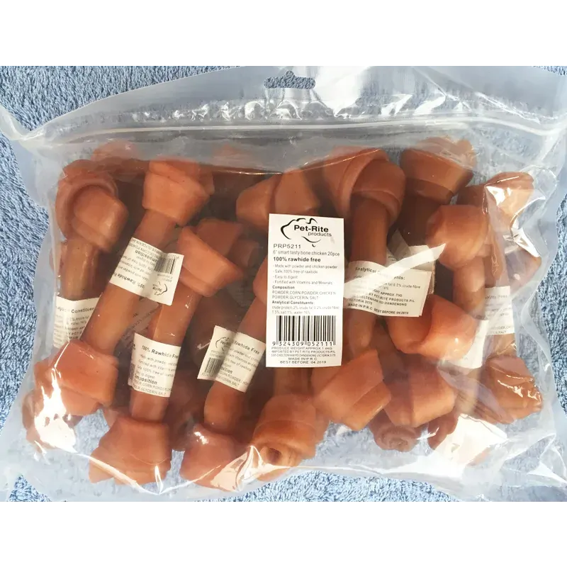 Petrite Tasty Chew Bone 20Pce Chicken 6"