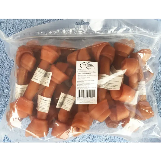 Petrite Tasty Chew Bone 20Pce Chicken 6"