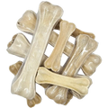 Petrite Pressed Bone 10Pk Rawhide Natural 10.5"