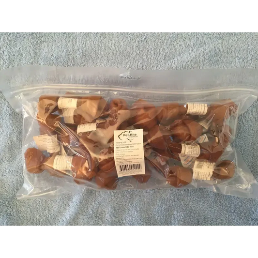 Petrite Tasty Chew Bone 25Pce Peanut Butter 4"