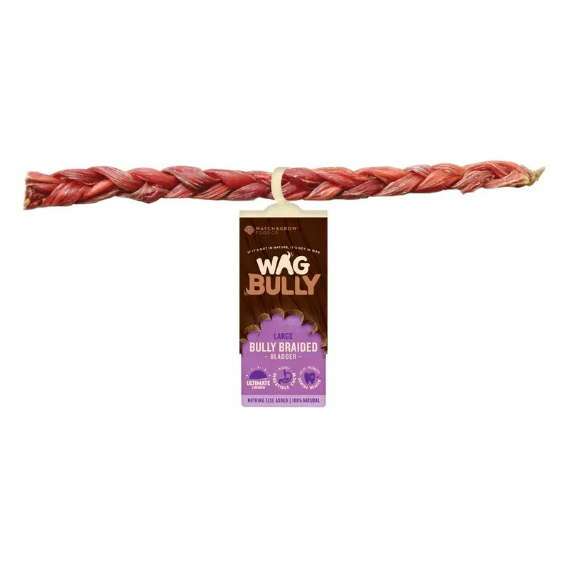 Wag Braided Bully Stick Large