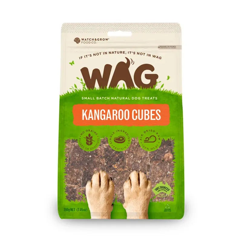 Wag Kangaroo Cubes 200g