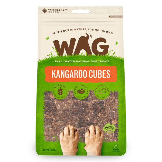 Wag Kangaroo Cubes 750G
