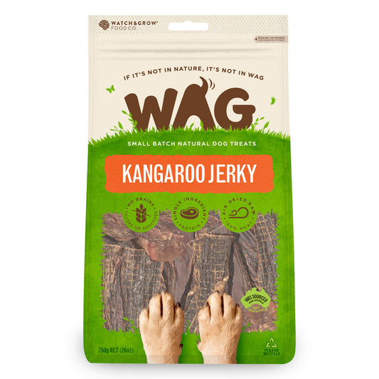 Wag Kangaroo Jerky 750G
