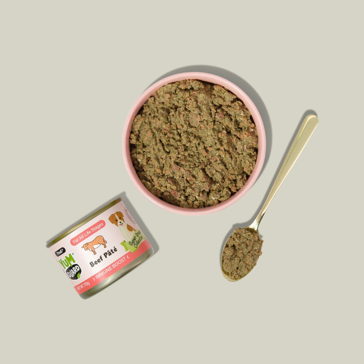 YUMGUARD IMMUNE BOOST BEEF PATE 12PK 170G (OM12)