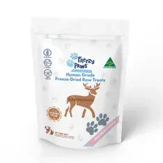 Freezy Paws Freeze Dried Venison Steak Treats for Cats and Dogs 70g