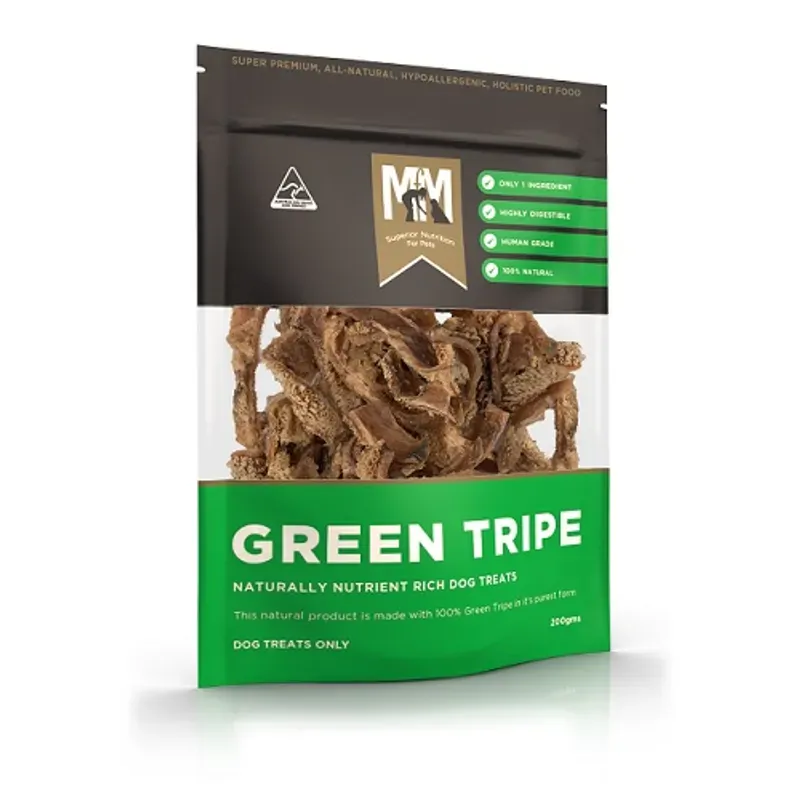 Meals for Mutts Green Tripe Dog Treats 200g