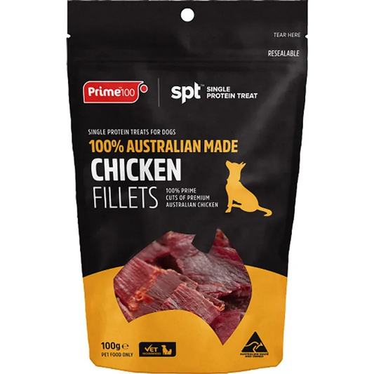 Prime100 Chicken Fillet Treats 100G