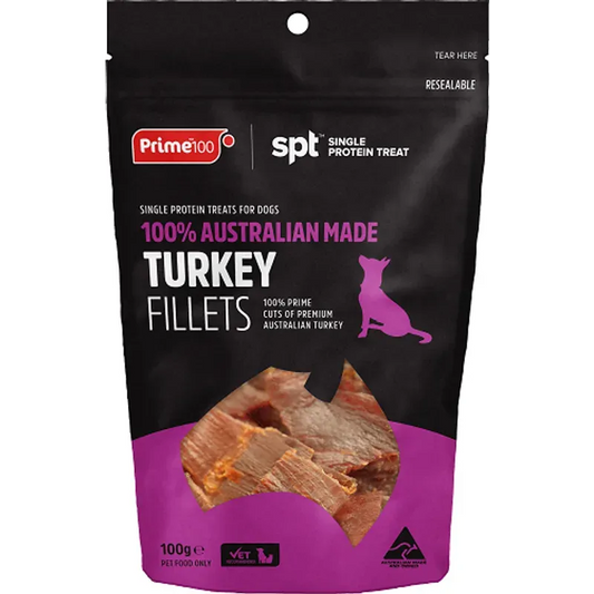 Prime100 Turkey Fillet Treats 100G