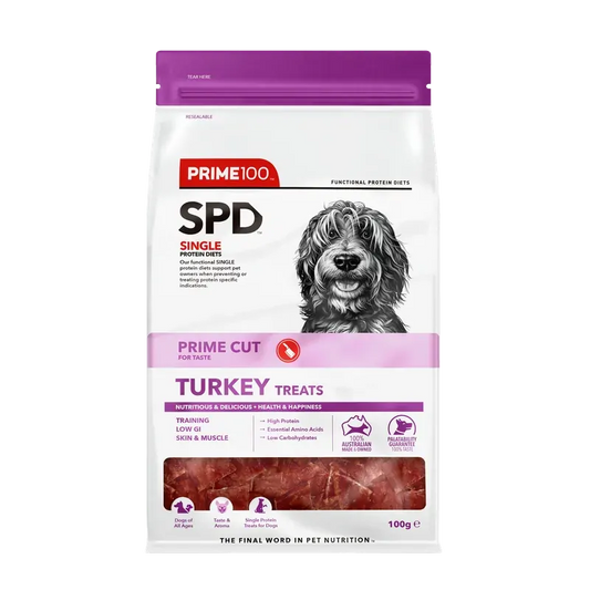 Spd Prime Cut Turkey Treats 100G