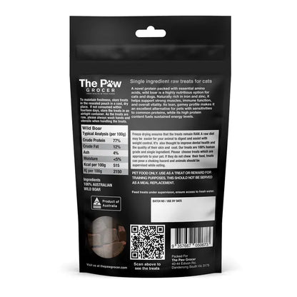 The Paw Grocer Black Label Freeze Dried Boar Cats 50G