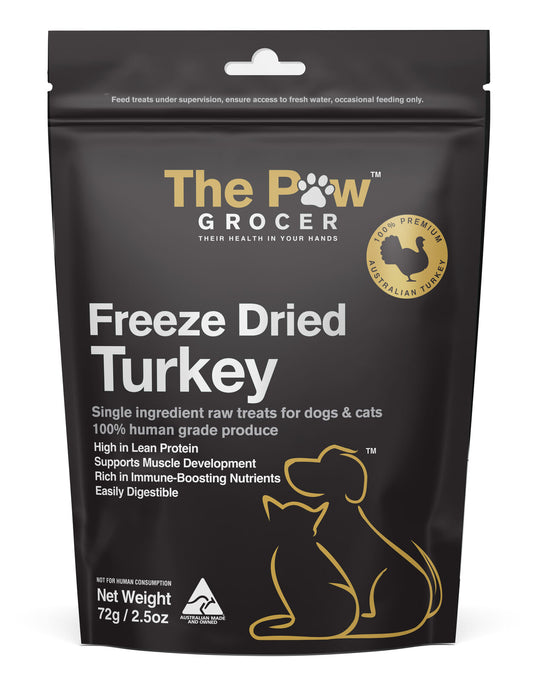 THE PAW GROCER BLACK LABEL FD TURKEY 72G