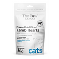 The Paw Grocer White Cat Freeze Dried Lamb Hearts 50G