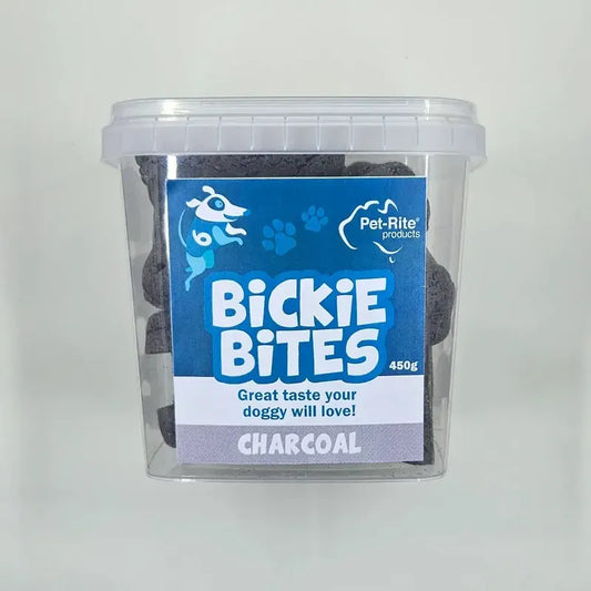 Petrite Bickie Bites Charcoal 450G Tub