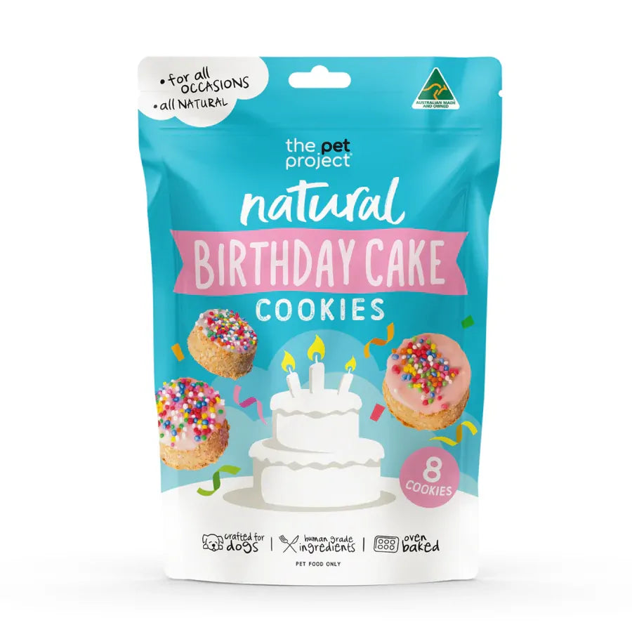 The Pet Project Birthday Cake Cookies (8Pk)