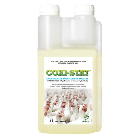 Abbey Coxi-Stat Coccidiocide Solution for Poultry 1L