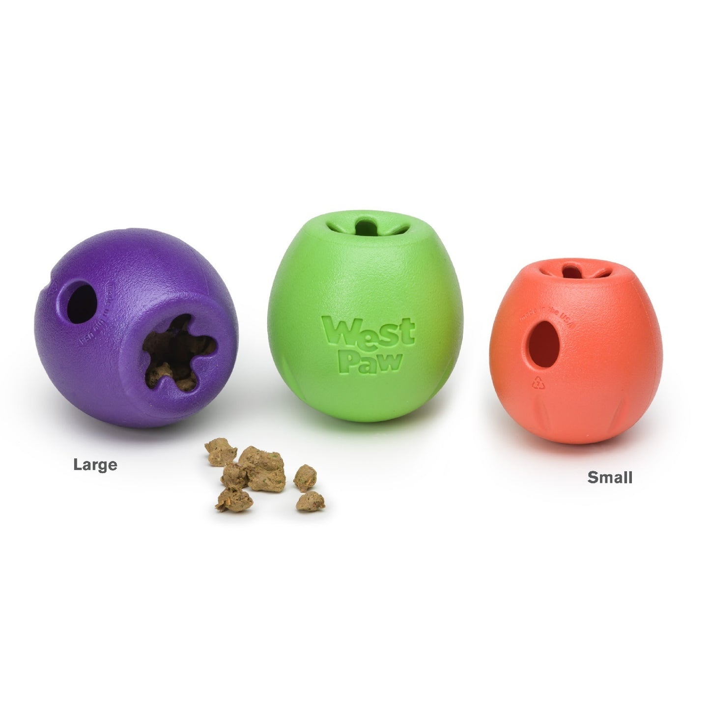 West Paw Rumbl Treat Dispensing Dog Toy - Guaranteed Tough