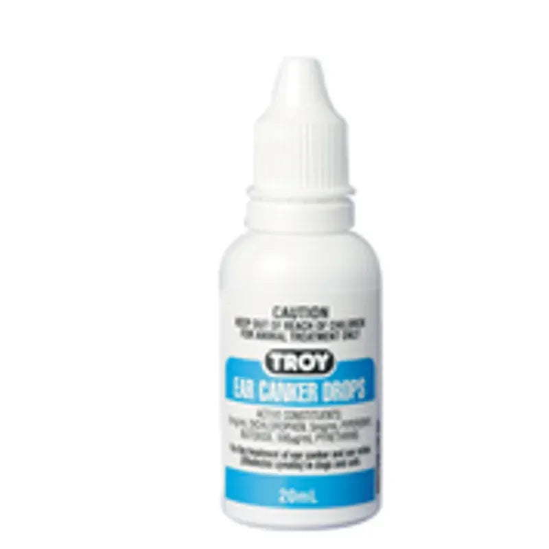 Troy Ear Canker Drops 20Ml 12Pk (Om12)