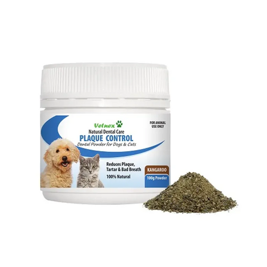 Vetnex Plaque Control Powder Kangaroo For Dog & Cat 100G
