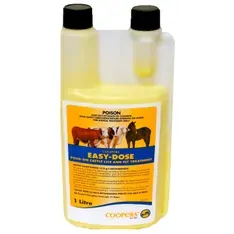 Coopers Easy-Dose Pour-On Cattle Lice and Fly Treatment 1L