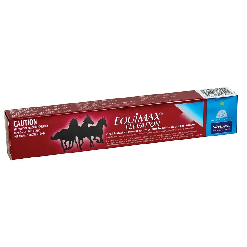 Virbac Equimax Elevation Horse Wormer and Boticide Paste 23.1mL
