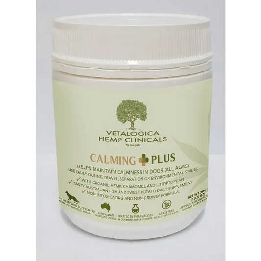 Vetalogica Hemp Clinicals Calming Plus for Dogs 300g