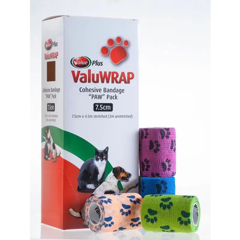Valuwrap Paw Pack 7.5Cmx4.5M 10S