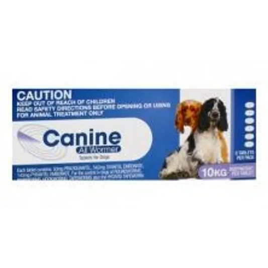 Value Plus Canine All Wormer 10kg Tablets 6 Pack