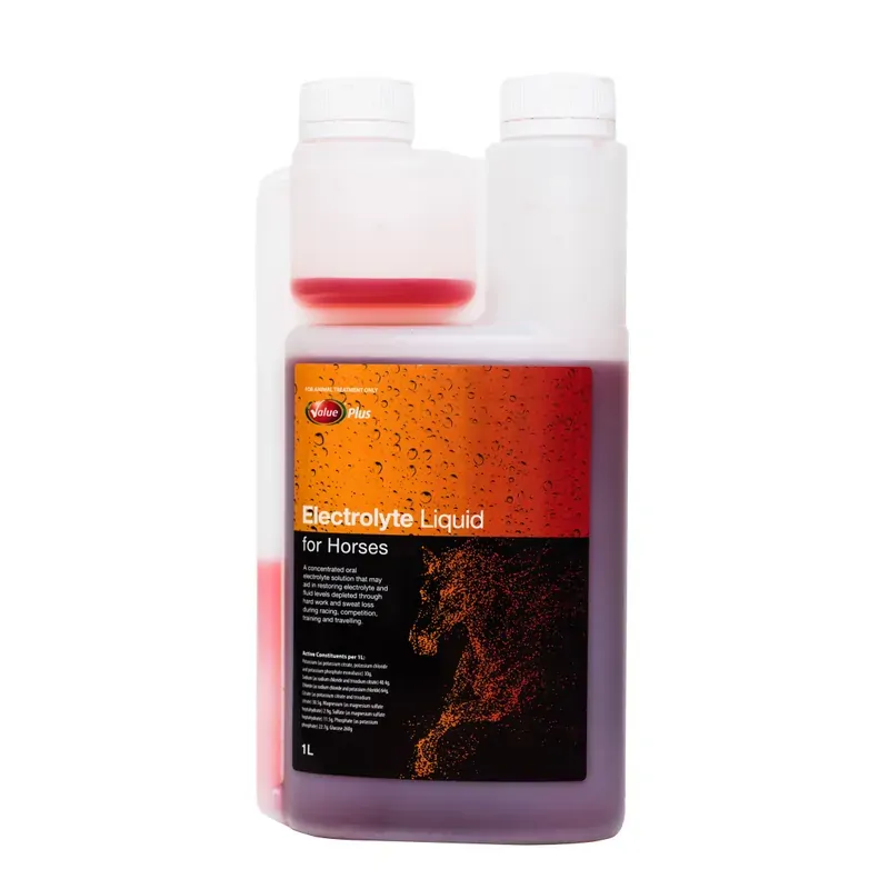 Value Plus Electrolyte Liquid For Horses 1L