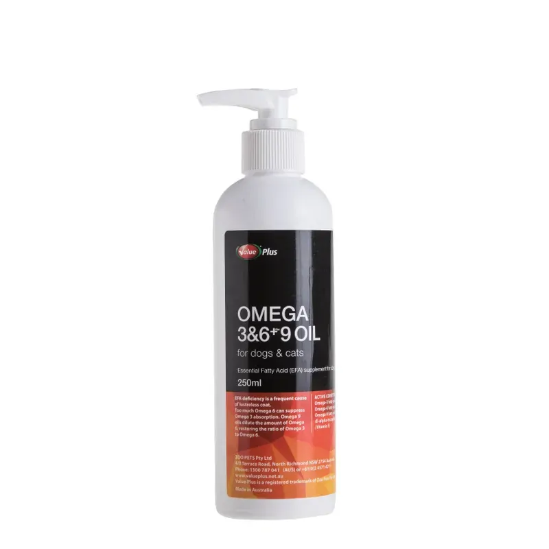 Value Plus Omega 3+6+9 Oil 250Ml Pump