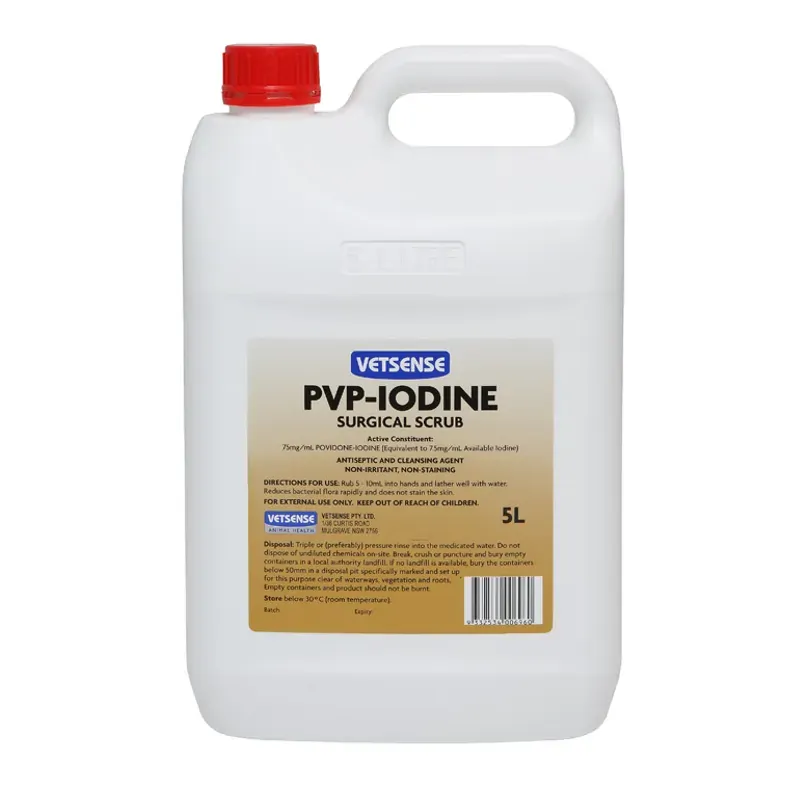Vetsense PVP-Iodine Surgical Scrub 5L