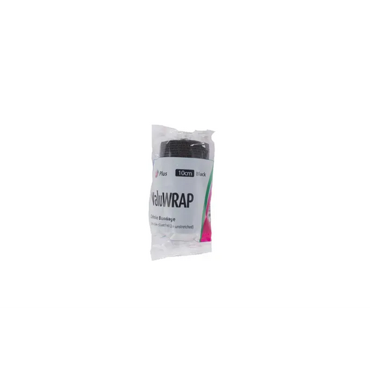 Valuwrap Cohesive Bandage 10Cm Black