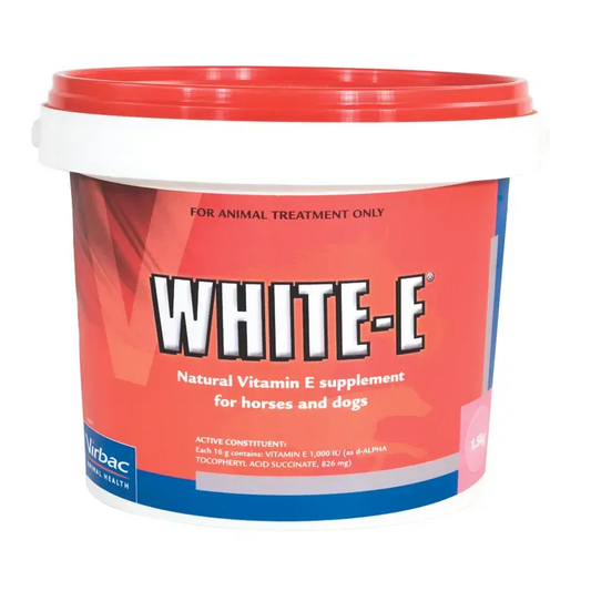Virbac White-E Vitamin E Powder for Horses and Dogs 1.5kg
