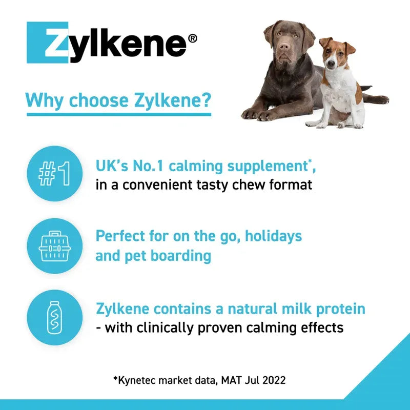 Zylkene Chews 225Mg - Up To 30Kg