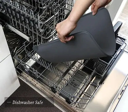 All Fur You Silicone Pet Feeding Mat Grey