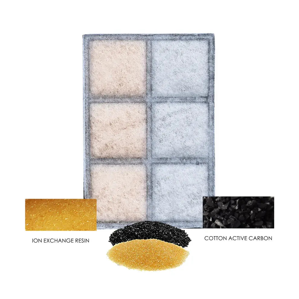 All Fur You Seashell Water Fountain Filters 4 Pk