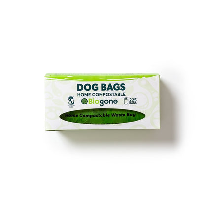 Biogone Biodegradable Home Compostable Dog Waste Bags - Box of 225 x 10 Rolls