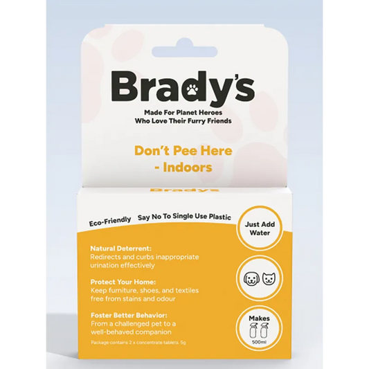 Bradys Dont Pee Here - Indoors Tablets - Makes 500ml