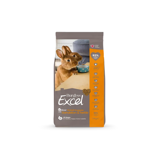 Burgess Excel Junior And Dwarf Rabbit Nuggets Mint 1.5Kg