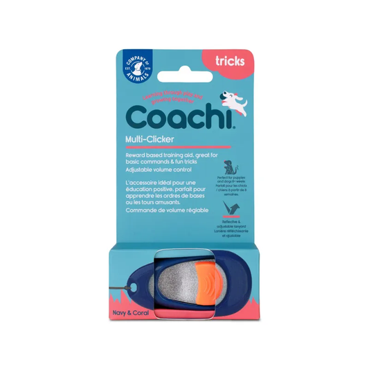 Coachi Multi-Clicker Navy & Coral
