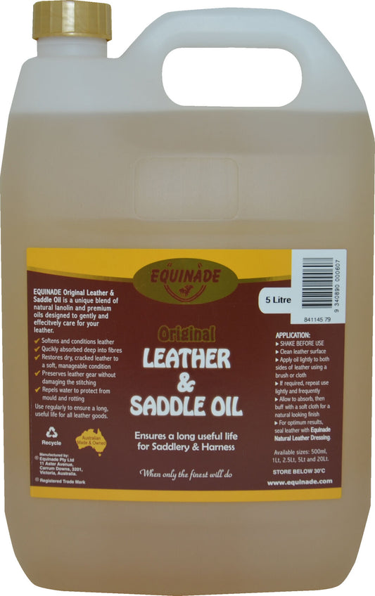 Equinade Leather And Saddle Oil 5L