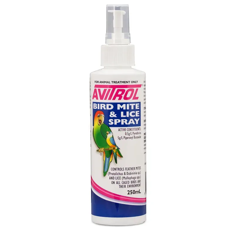 Avitrol Bird Mite & Lice Spray 250Ml